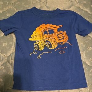 The Children's Place Blue Tee with Orange Dump Truck Size 4T Boys